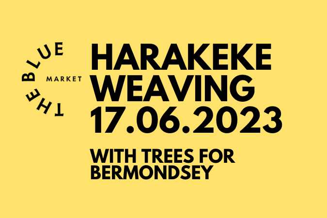 Harakeke Weaving at The Blue Market - Sat 17 June 2023