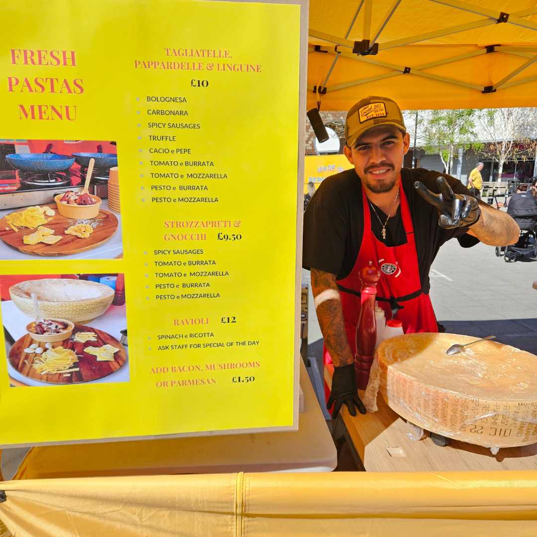 jimmy's fresh pasta stall